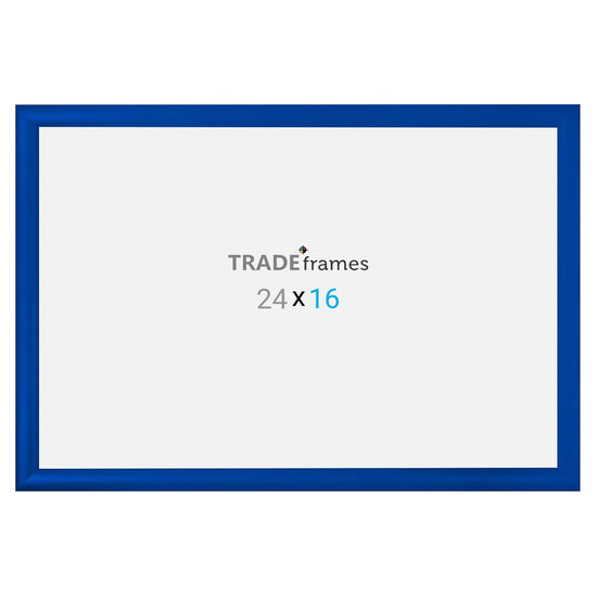 16x24  TRADEframe Blue Snap Frame 16x24 - 1.2 inch profile - Snap Frames Direct