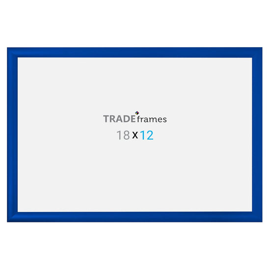 12x18  TRADEframe Blue Snap Frame 12x18 - 1.2 inch profile - Snap Frames Direct