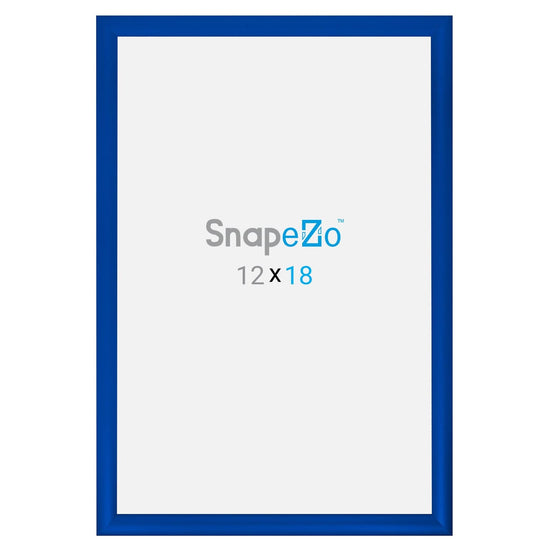 12x18 Blue SnapeZo® Snap Frame - 1.2" Profile - Snap Frames Direct