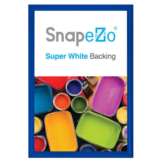 16x24 Blue SnapeZo® Snap Frame - 1.2" Profile - Snap Frames Direct
