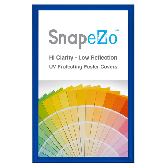 19x30 Blue SnapeZo® Snap Frame - 1.2" Profile - Snap Frames Direct