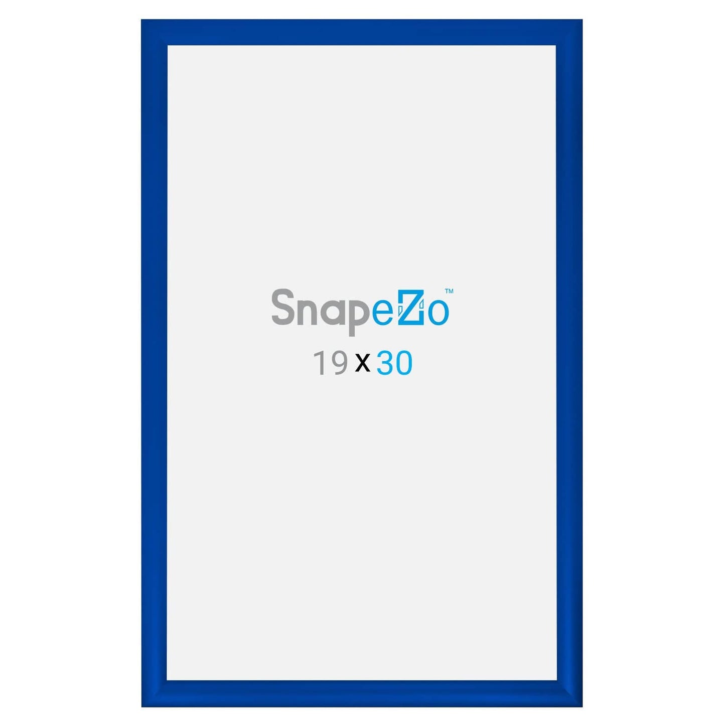 19x30 Blue SnapeZo® Snap Frame - 1.2" Profile - Snap Frames Direct