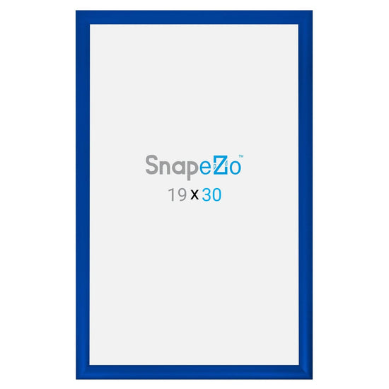 19x30 Blue SnapeZo® Snap Frame - 1.2" Profile - Snap Frames Direct