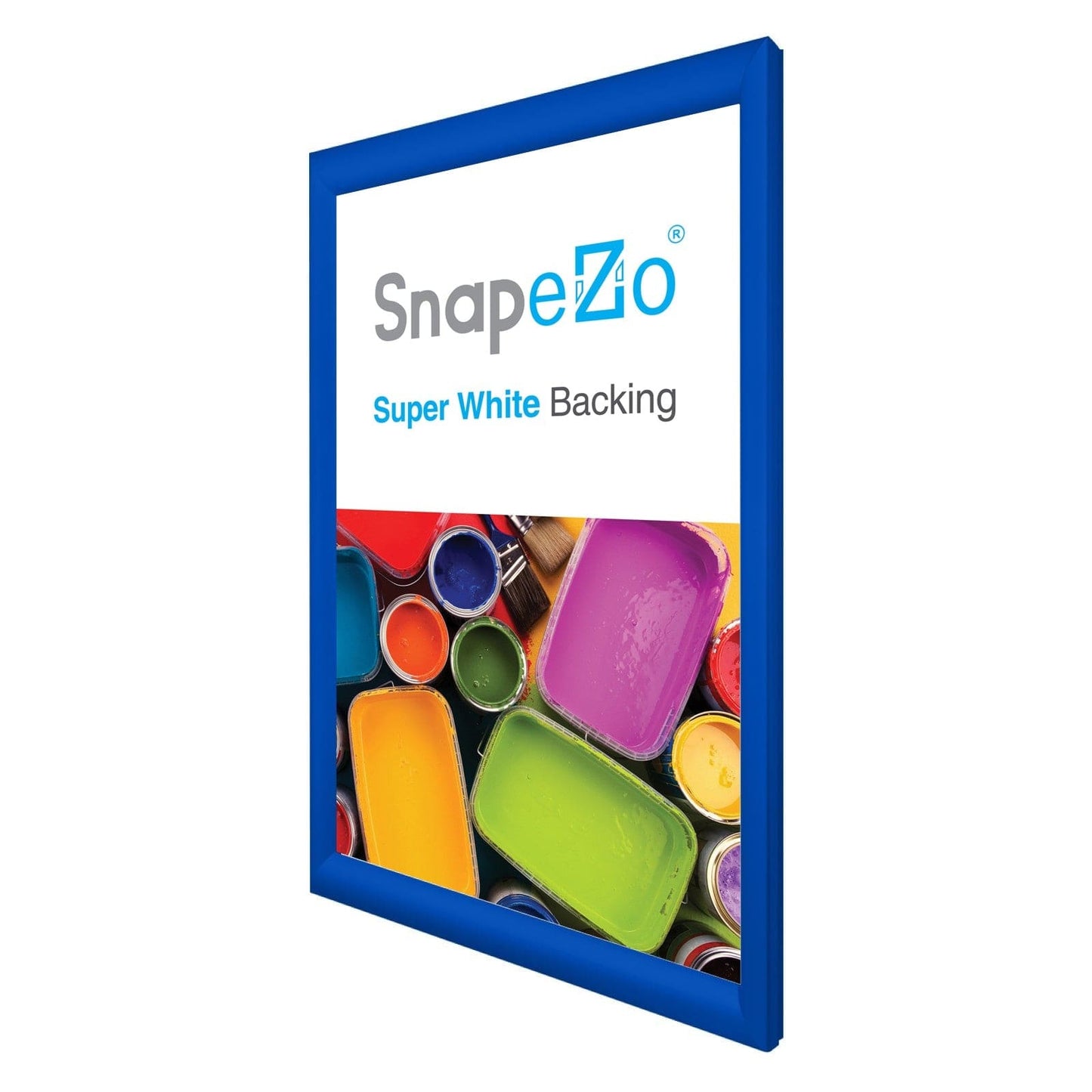 19x30 Blue SnapeZo® Snap Frame - 1.2" Profile - Snap Frames Direct