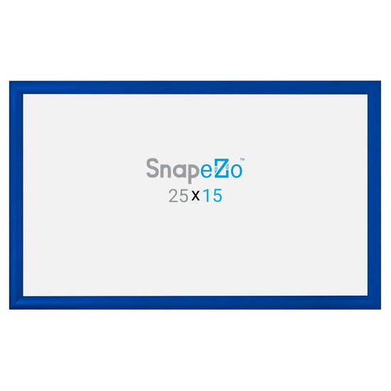 15x25 Blue SnapeZo® Snap Frame - 1.2" Profile - Snap Frames Direct