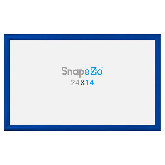 14x24 Blue SnapeZo® Snap Frame - 1.2" Profile - Snap Frames Direct