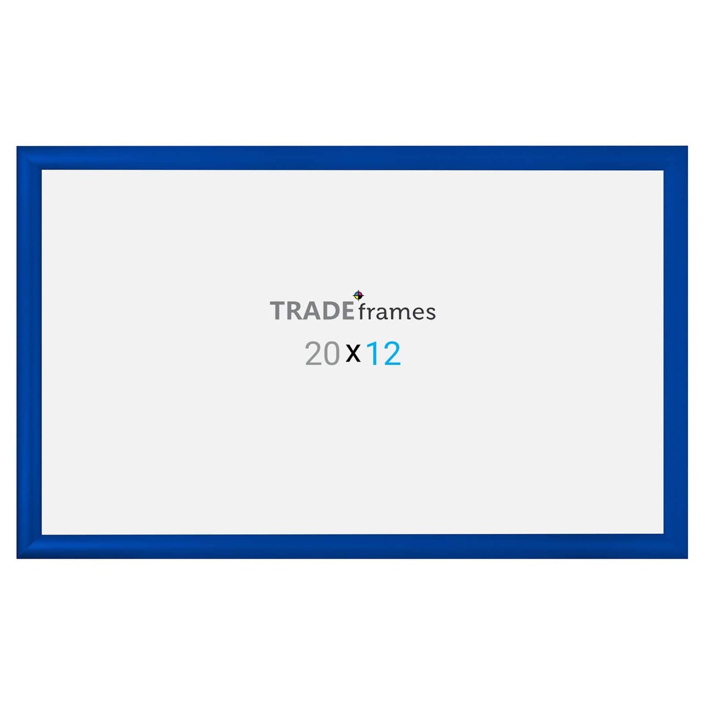 12x20  TRADEframe Blue Snap Frame 12x20 - 1.2 inch profile - Snap Frames Direct