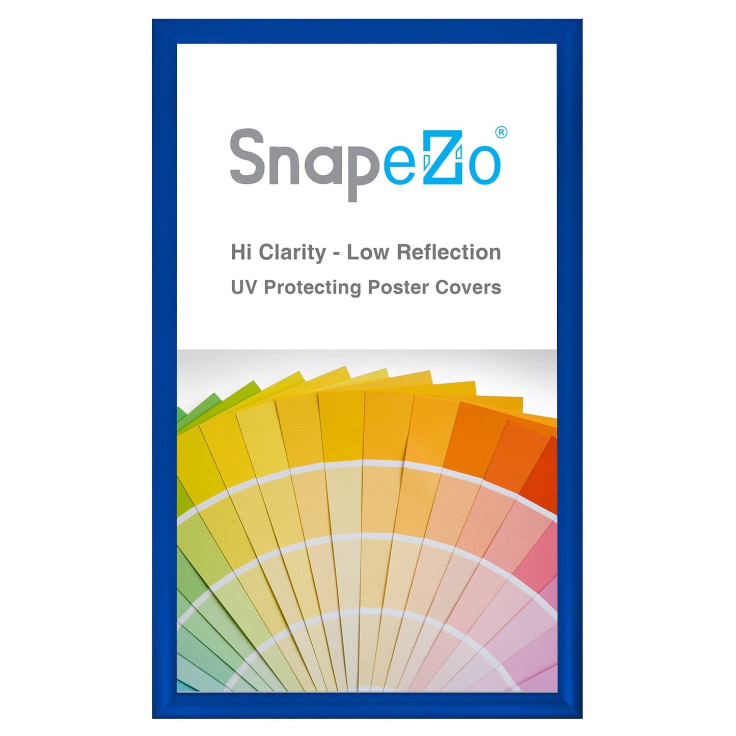 15x25 Blue SnapeZo® Snap Frame - 1.2" Profile - Snap Frames Direct