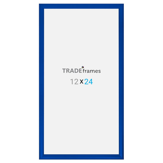 12x24  TRADEframe Blue Snap Frame 12x24 - 1.2 inch profile - Snap Frames Direct