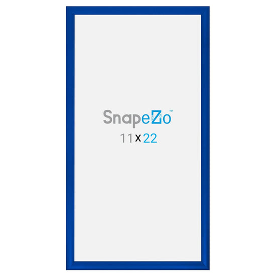 11x22 Blue SnapeZo® Snap Frame - 1.2" Profile - Snap Frames Direct