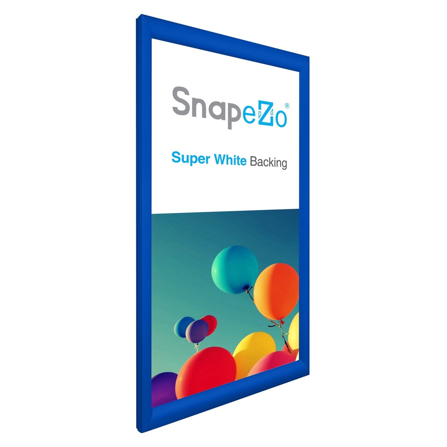 11x22 Blue SnapeZo® Snap Frame - 1.2" Profile - Snap Frames Direct