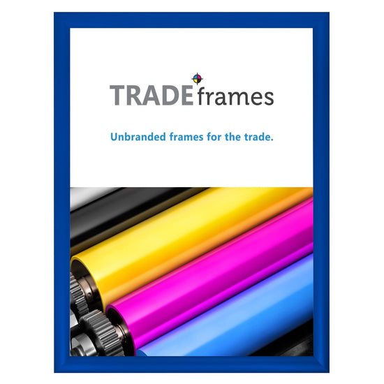 17x22  TRADEframe Blue Snap Frame 17x22 - 1.2 inch profile - Snap Frames Direct