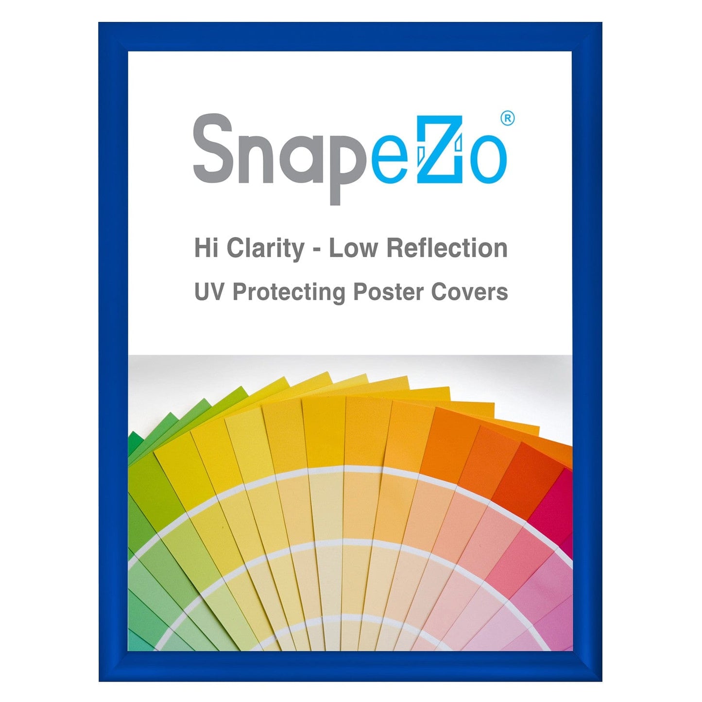 13x17 Blue SnapeZo® Snap Frame - 1.2" Profile - Snap Frames Direct