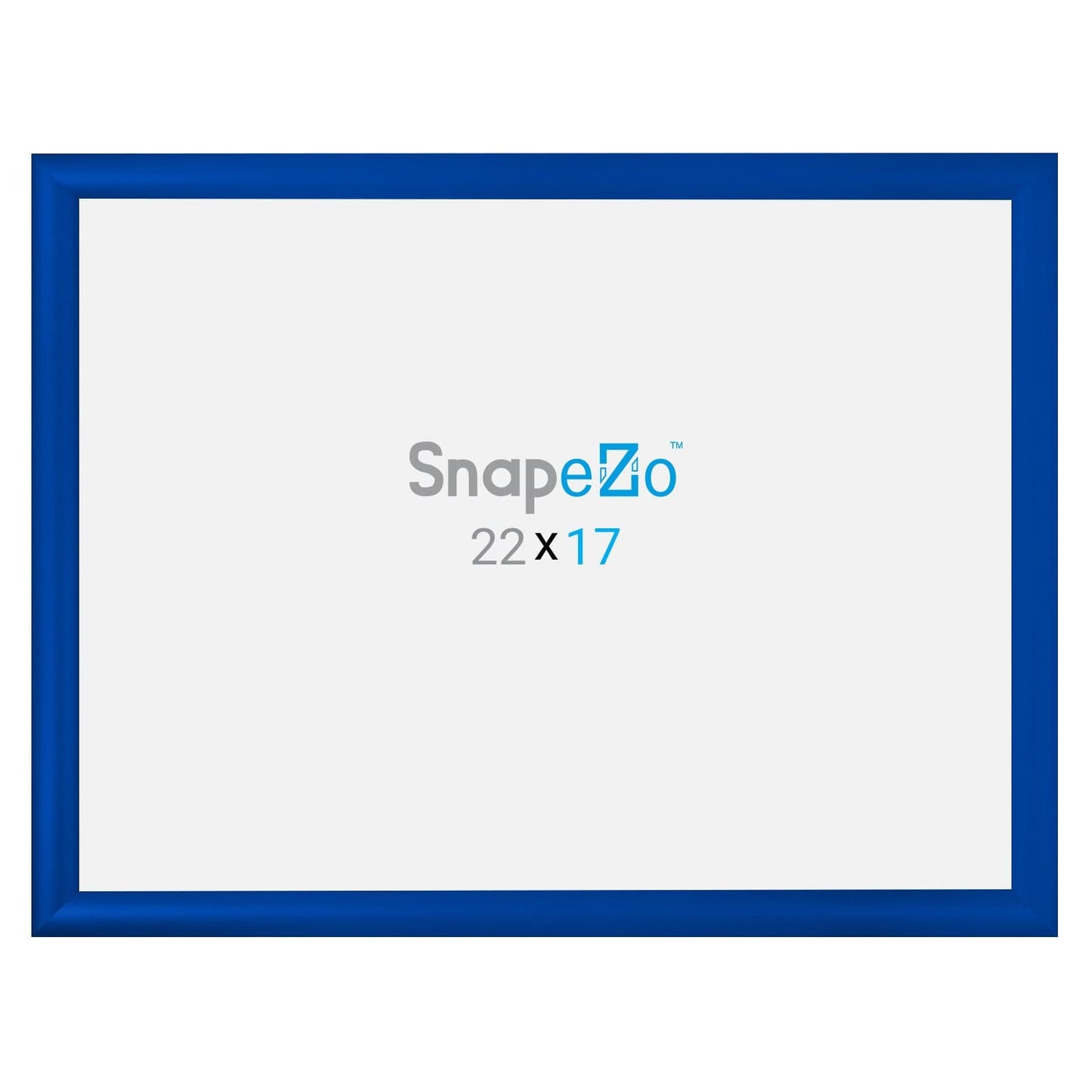 17x22 Blue SnapeZo® Snap Frame - 1.2" Profile - Snap Frames Direct