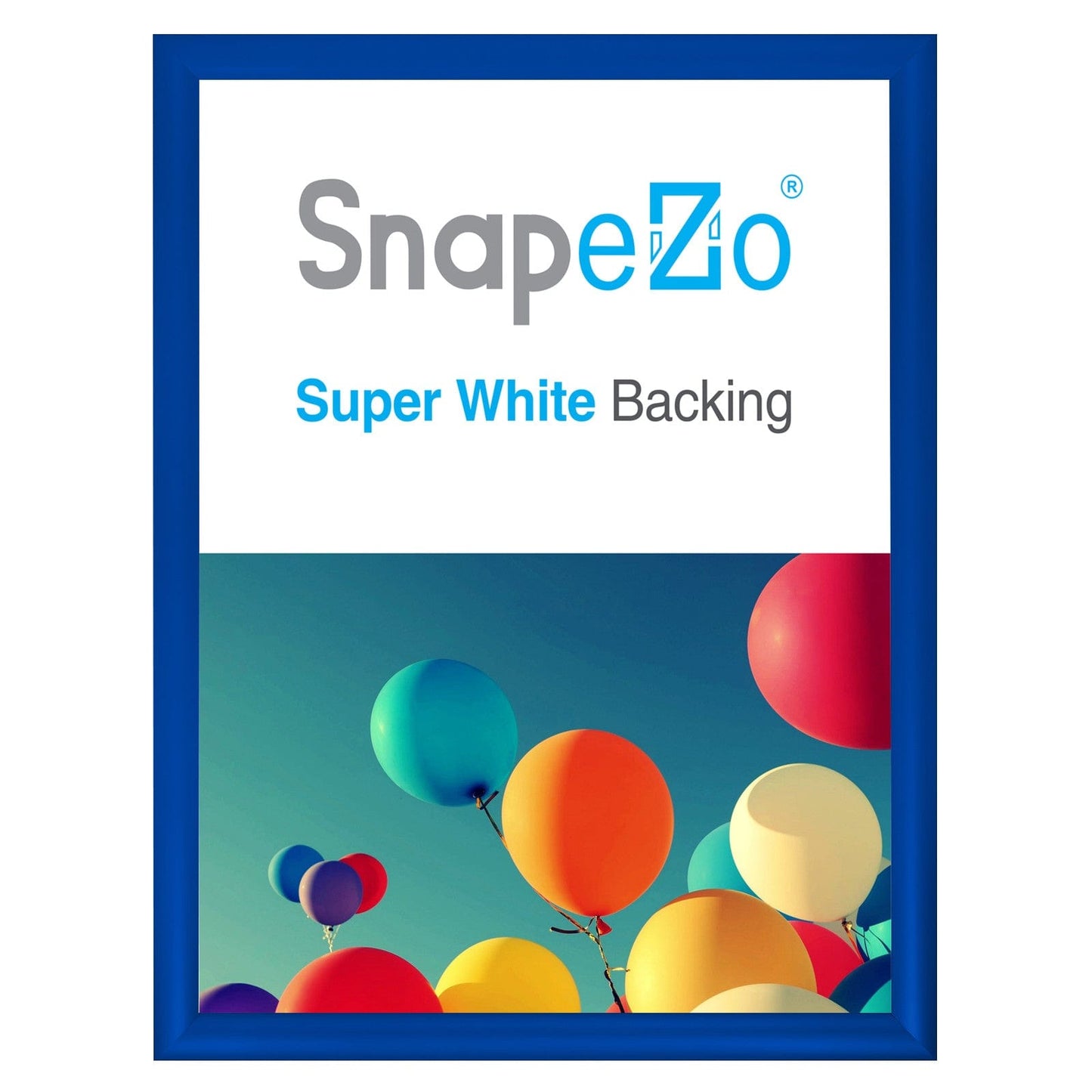 20x26 Blue SnapeZo® Snap Frame - 1.2" Profile - Snap Frames Direct