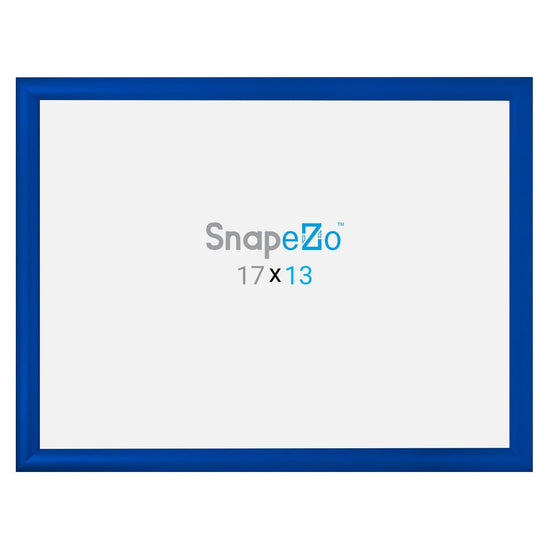 13x17 Blue SnapeZo® Snap Frame - 1.2" Profile - Snap Frames Direct