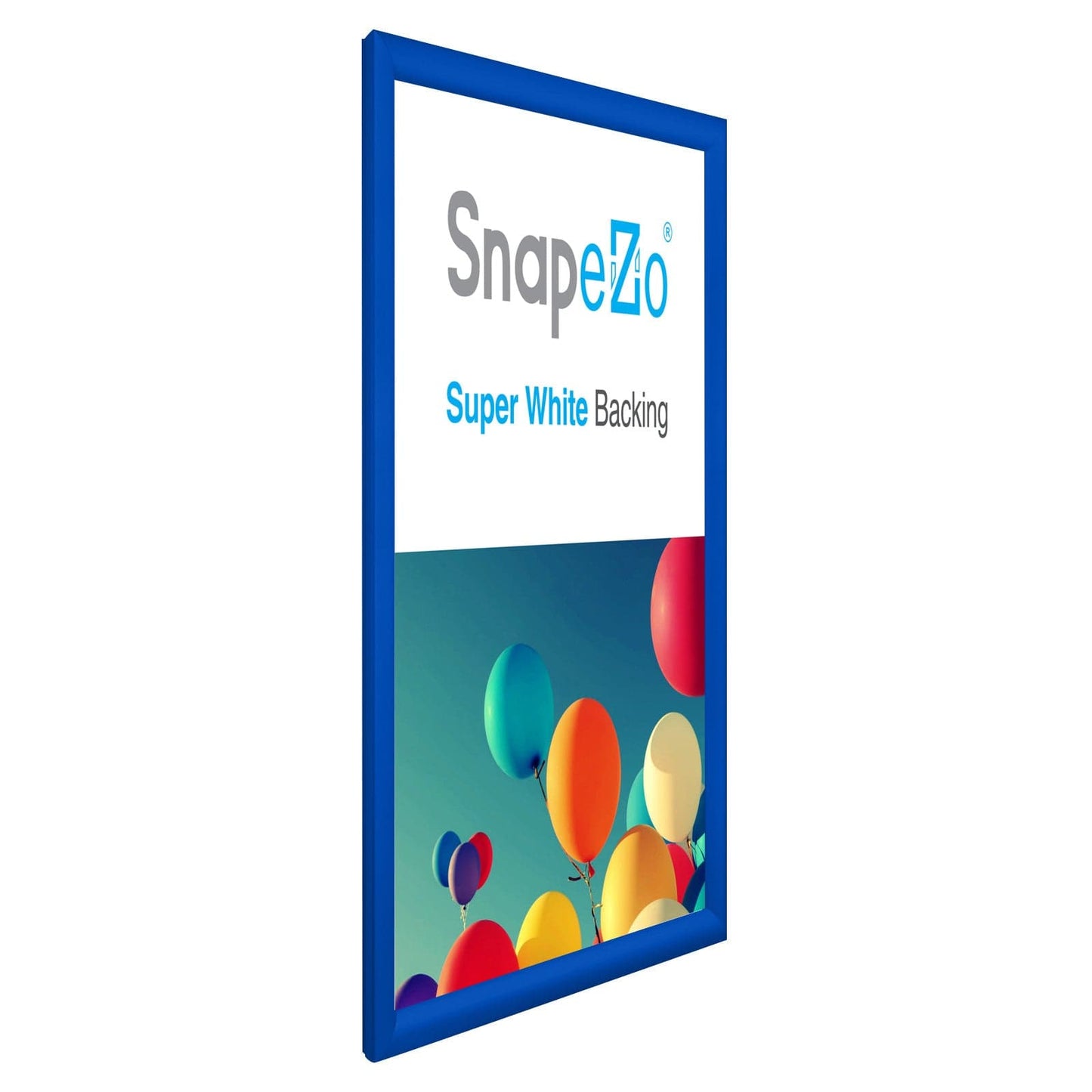 13x17 Blue SnapeZo® Snap Frame - 1.2" Profile - Snap Frames Direct