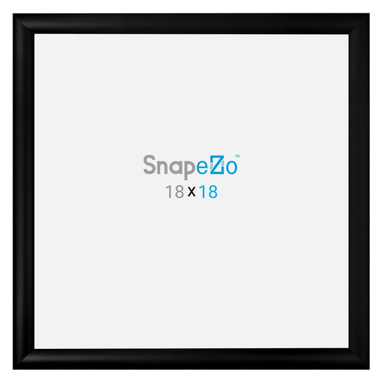 18x18 Black SnapeZo® Snap Frame - 1.2" Profile - Snap Frames Direct