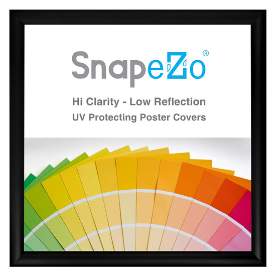 18x18 Black SnapeZo® Snap Frame - 1.2" Profile - Snap Frames Direct