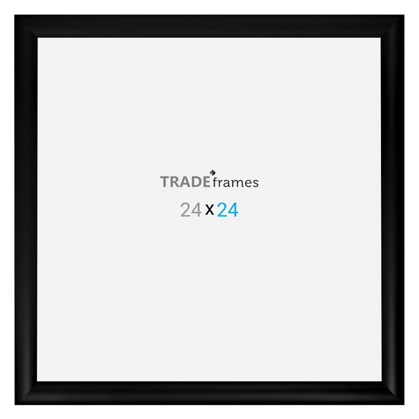 24x24 TRADEframe Black Snap Frame 24x24 - 1.2 inch profile - Snap Frames Direct