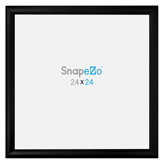 24x24 Black SnapeZo® Snap Frame - 1.2" Profile - Snap Frames Direct