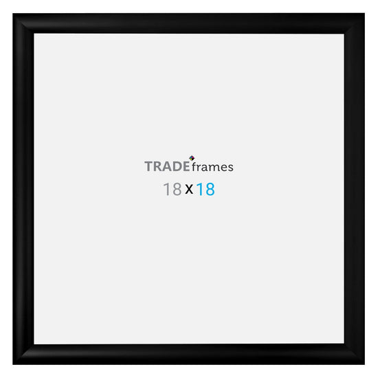 18x18 TRADEframe Black Snap Frame 18x18 - 1.2 inch profile - Snap Frames Direct