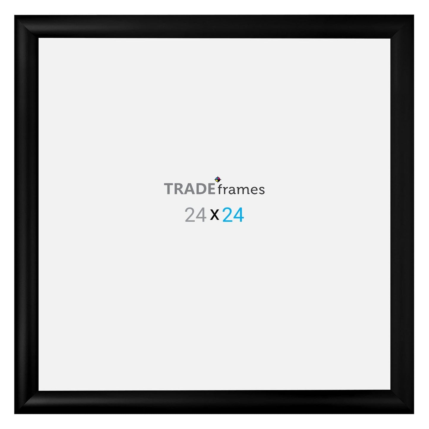 24x24 TRADEframe Black Snap Frame 24x24 - 1.2 inch profile - Snap Frames Direct