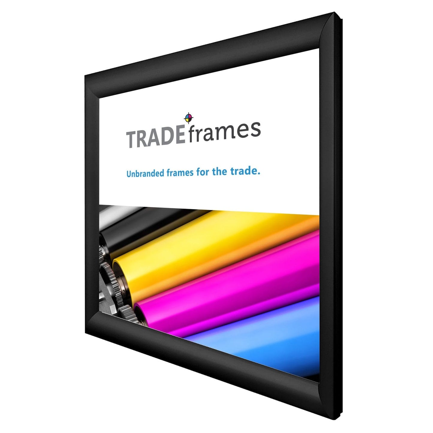 18x18 TRADEframe Black Snap Frame 18x18 - 1.2 inch profile - Snap Frames Direct