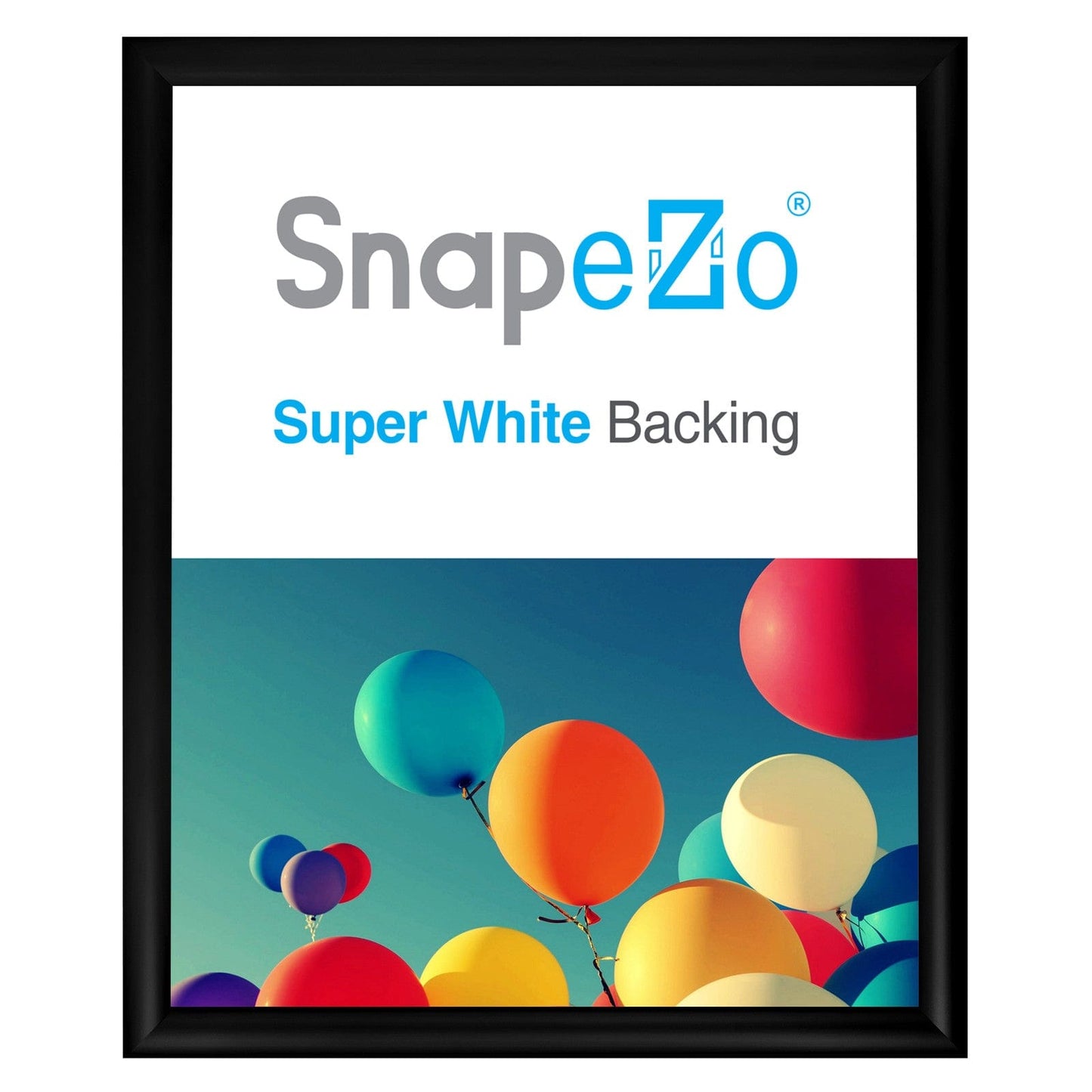 17x20 Black SnapeZo® Snap Frame - 1.2" Profile - Snap Frames Direct