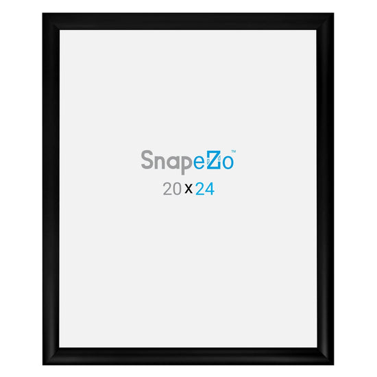 20x24 Black SnapeZo® Snap Frame - 1.2" Profile - Snap Frames Direct