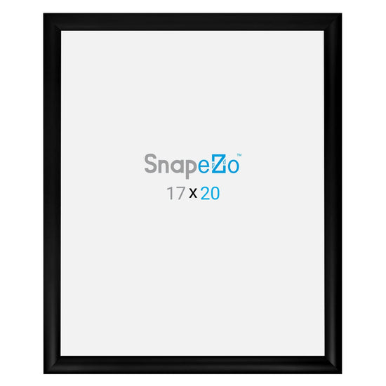 17x20 Black SnapeZo® Snap Frame - 1.2" Profile - Snap Frames Direct