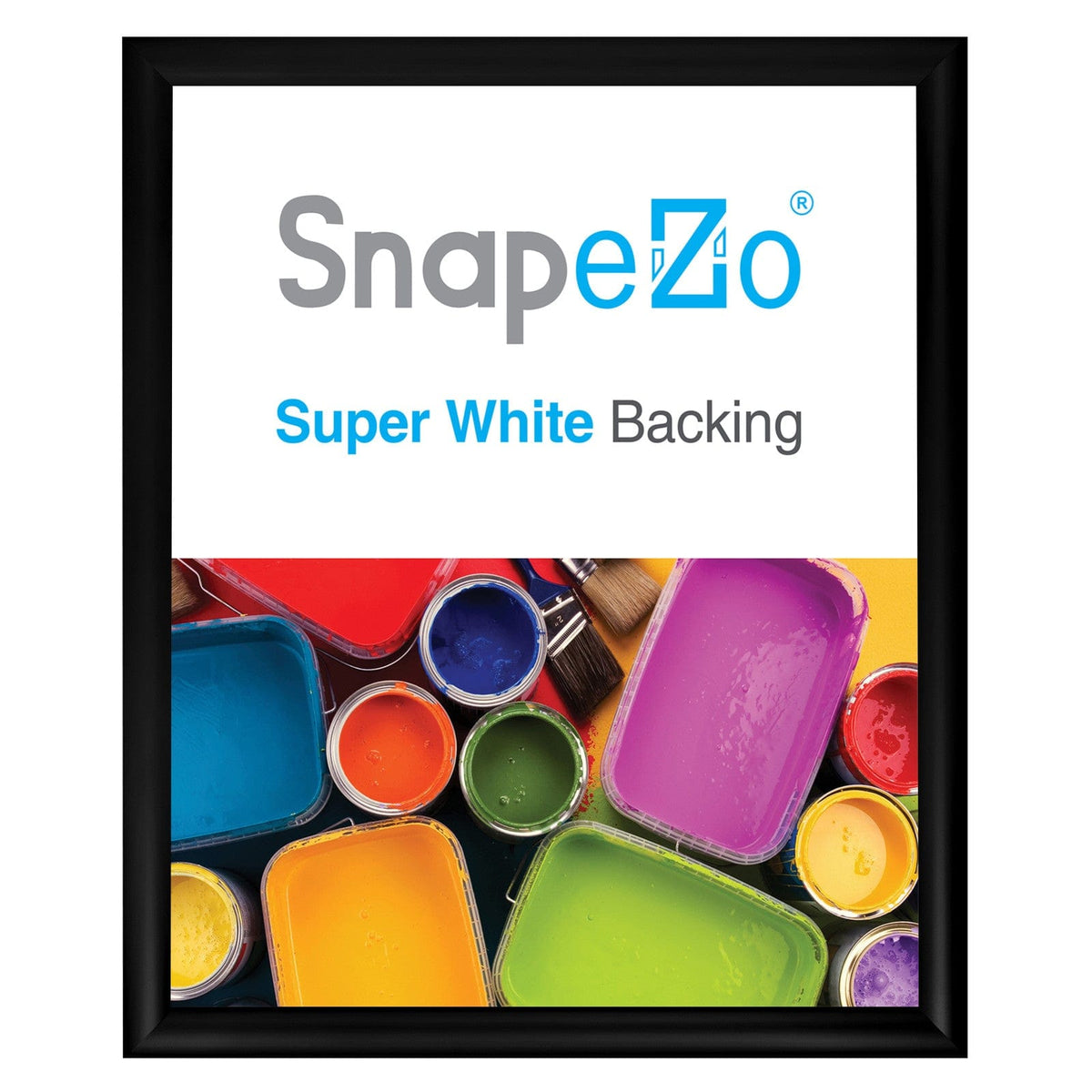 15x18 Black Snapezo® Snap Frame - 1.2