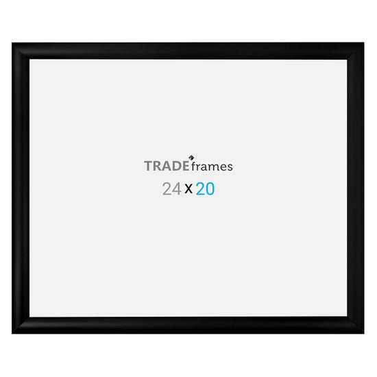 20x24 TRADEframe Black Snap Frame 20x24 - 1.2 inch profile - Snap Frames Direct