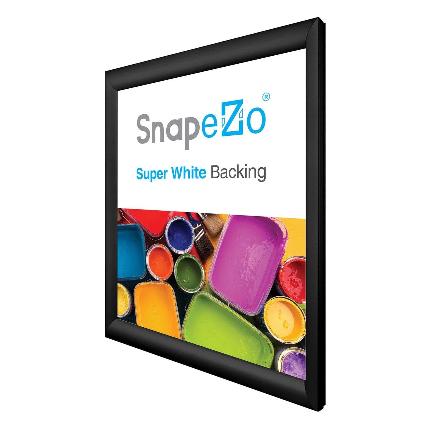 17x21 Black SnapeZo® Snap Frame - 1.2" Profile - Snap Frames Direct
