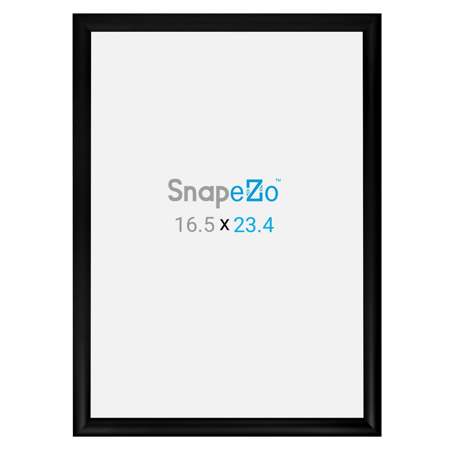 A2 Black SnapeZo® Snap Frame - 1.2" Profile - Snap Frames Direct