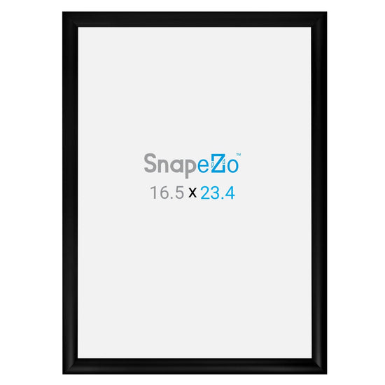 A2 Black SnapeZo® Snap Frame - 1.2" Profile - Snap Frames Direct