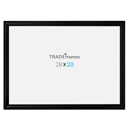 20x28 TRADEframe Black Snap Frame 20x28 - 1.2 inch profile - Snap Frames Direct