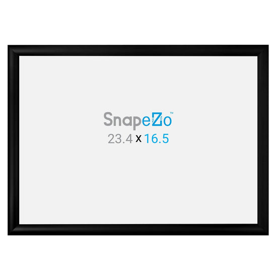 A2 Black SnapeZo® Snap Frame - 1.2" Profile - Snap Frames Direct