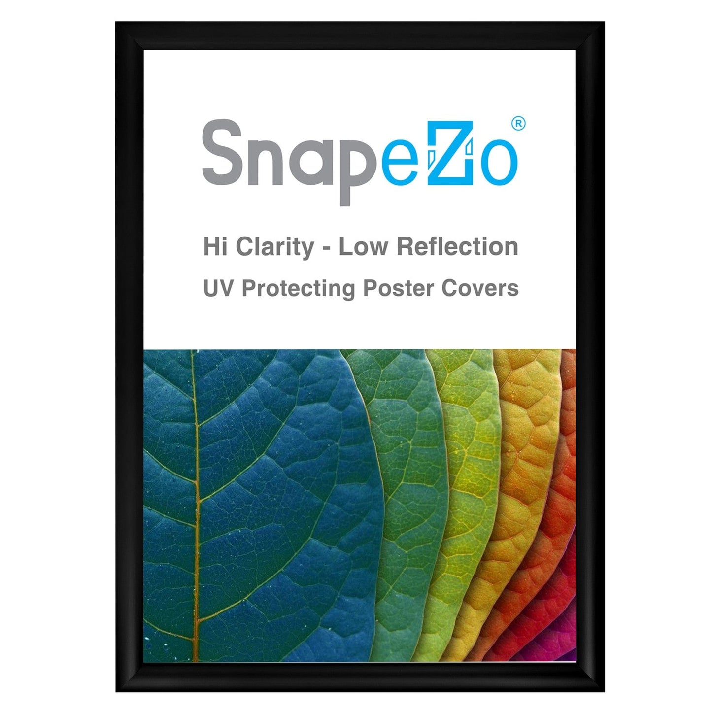 A3 Black SnapeZo® Snap Frame - 1.2" Profile - Snap Frames Direct