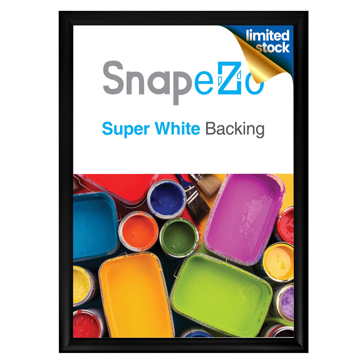 15x21 Black Snap Frame – Snap Frames Direct