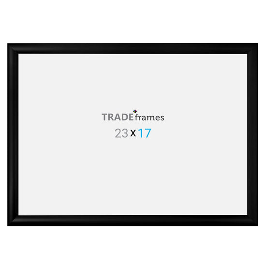 17x23 TRADEframe Black Snap Frame 17x23 - 1.2 inch profile - Snap Frames Direct