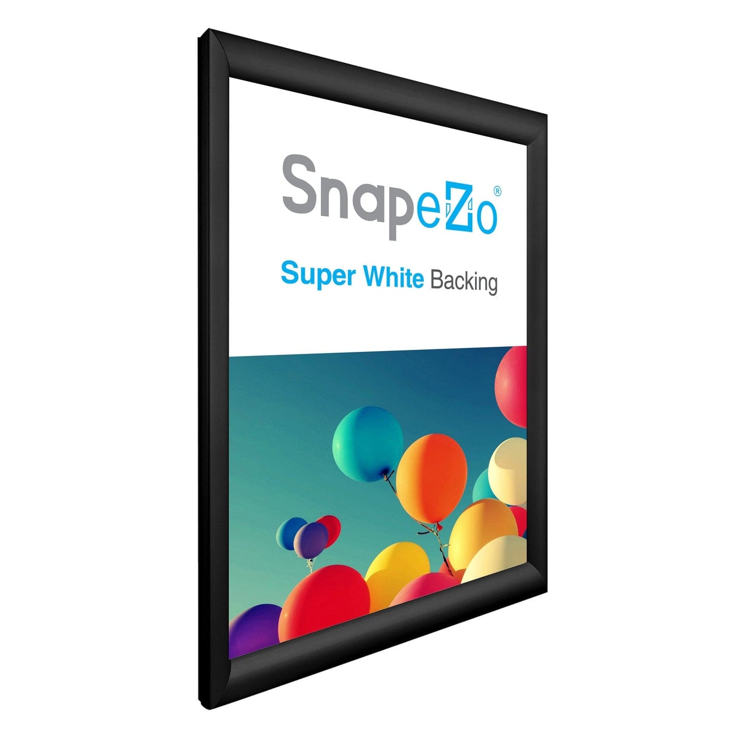 16x22 Black SnapeZo® Snap Frame - 1.2" Profile - Snap Frames Direct