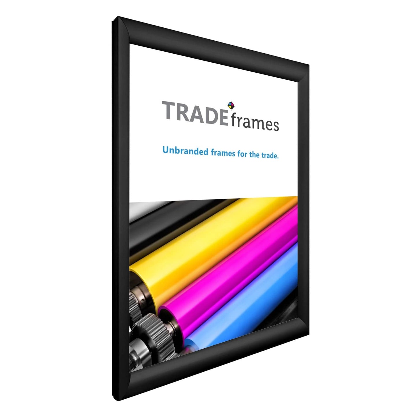 20x28 TRADEframe Black Snap Frame 20x28 - 1.2 inch profile - Snap Frames Direct