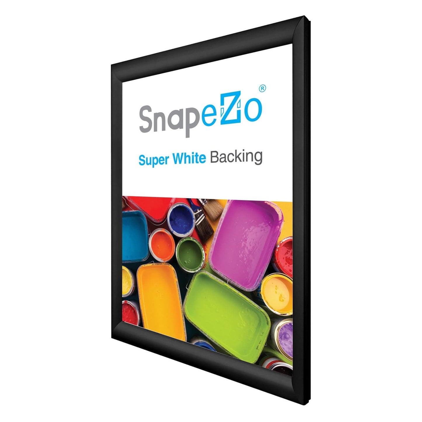 A3 Black SnapeZo® Snap Frame - 1.2" Profile - Snap Frames Direct