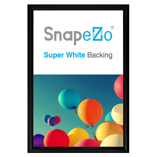 19x28 Black SnapeZo® Snap Frame - 1.2" Profile - Snap Frames Direct