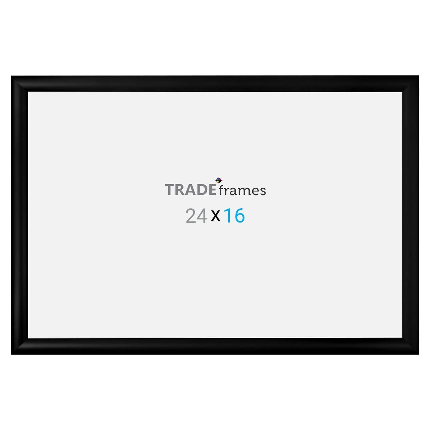 16x24 TRADEframe Black Snap Frame 16x24 - 1.2 inch profile - Snap Frames Direct