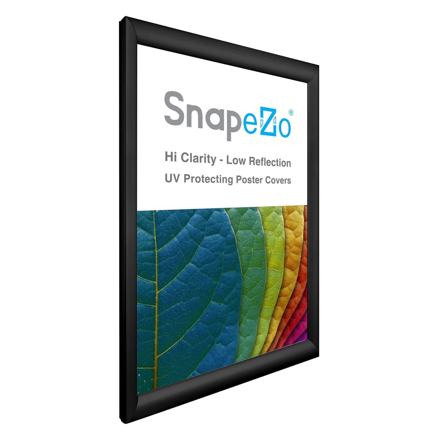 15x22 Black SnapeZo® Snap Frame - 1.2" Profile - Snap Frames Direct