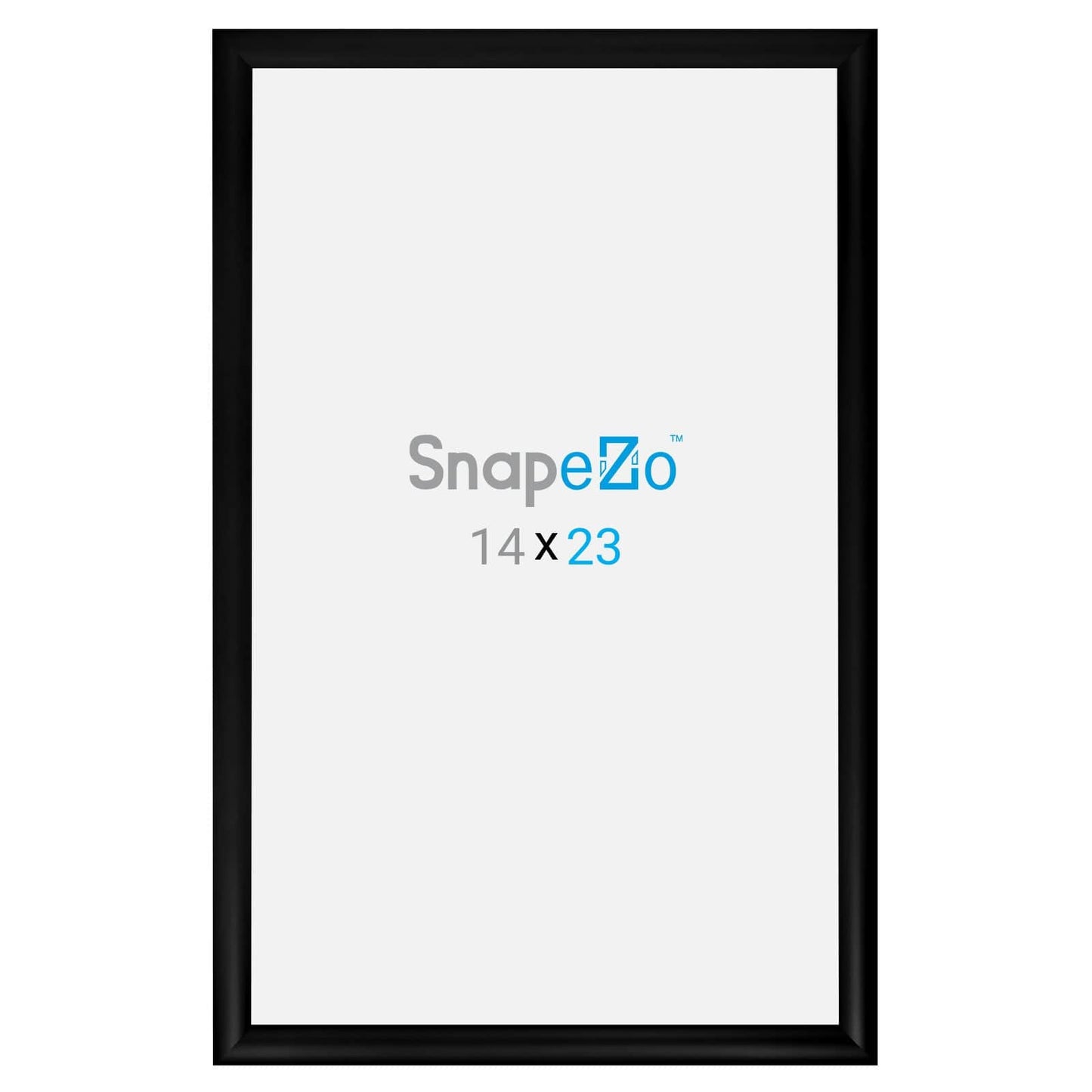 14x23 Black SnapeZo® Snap Frame - 1.2" Profile - Snap Frames Direct