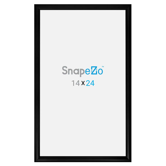 14x24 Black SnapeZo® Snap Frame - 1.2" Profile - Snap Frames Direct