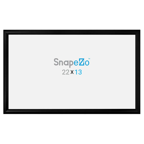 13x22 Black SnapeZo® Snap Frame - 1.2" Profile - Snap Frames Direct